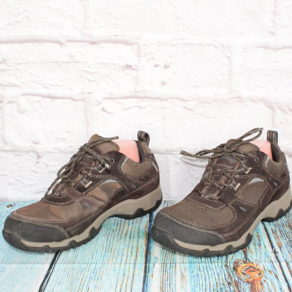 LL BEAN Trail Model 4 Leather Suede Waterproof Hiking Shoes Size 8 M - Picture 2 of 9